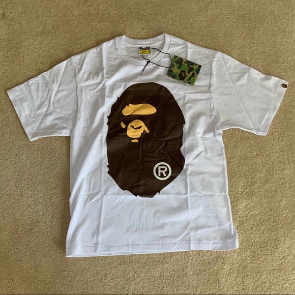 Bape Other - SOLD - Bape White Double Sided Ape Short Sleeve